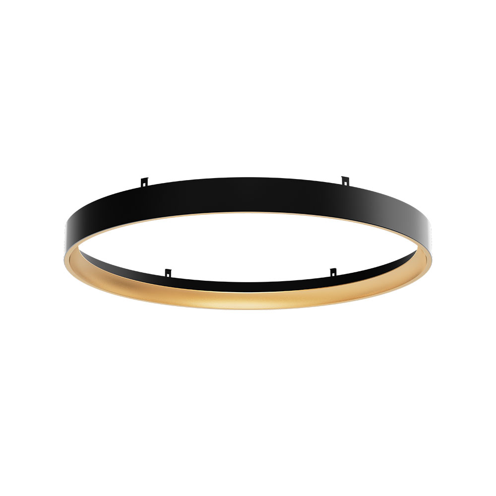 Canolight Surface-Mount LED Ceiling Light SC1-1630 Accessories – Black/Gold Frame