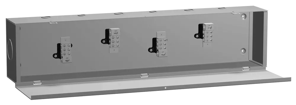 [CST4404] Hammond CST4404 Splitter Trough, 400A - 48 x 10 x 6 - Steel/Gray