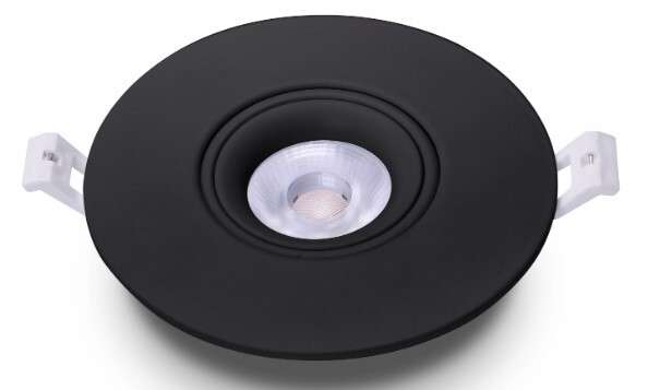 Nexleds 4" LED Dimmable Downlight [Black] - 12W, 3CCT (NXCOB60-12W 3CCT-DIM-B)