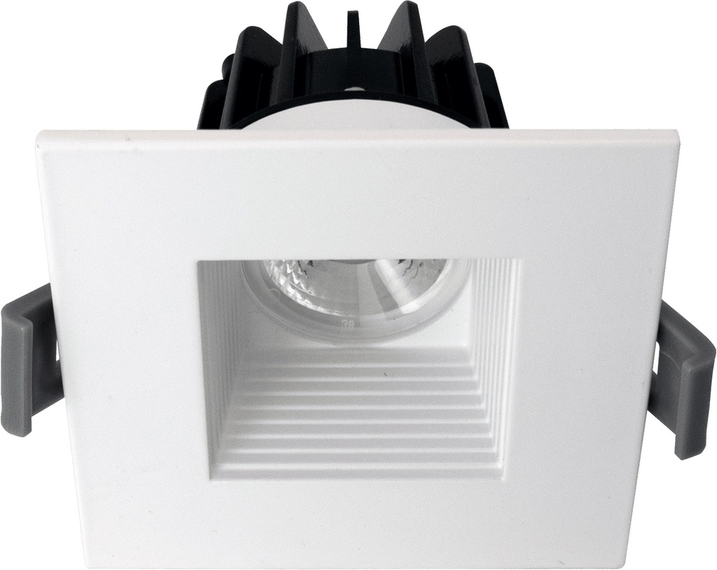 Votatec VO-SP2W8-120-D-5WAY/WH 2 in Square Baffle Downlight, 8W, 5CCT, White