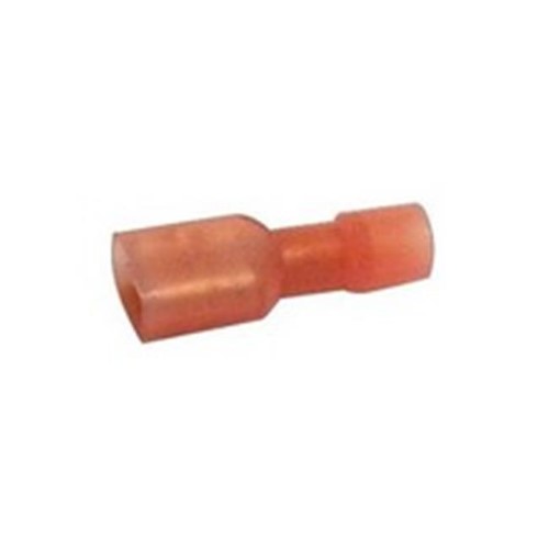 Morris 11981 Nylon Fully Insulated Double Crimp Male Disconnect  22-16 AWG  0.032 x 0.187, Pack of 100