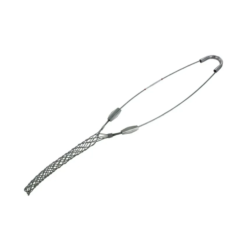[7304-004] Bus Drop Mesh Grip - Wide Range - Single Eye - 0.53" - 0.73" Cable Range