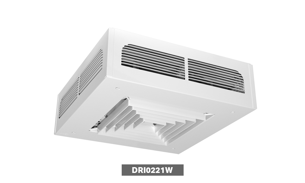 Stelpro DRI0481TSW DR-I Recessed Ceiling Fan Heater 4000W 208V, Soft White, Built-In Thermostat