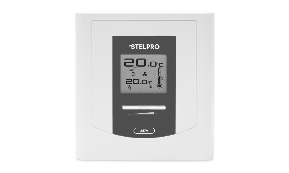 Stelpro STE403NPW24 Non-Programmable Electronic Thermostat, 5750W 347V, White (Pack of 24)