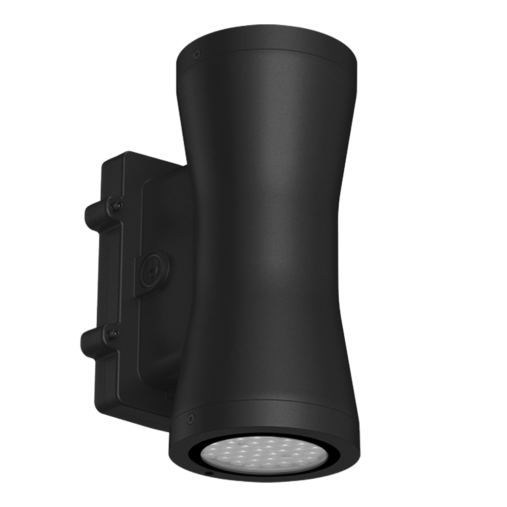 [RENO-CYDL-MW-DV-MCCT-7-HL-BK] Reno Clessidra Up / Down / Up & Down Wall Sconce (Black)