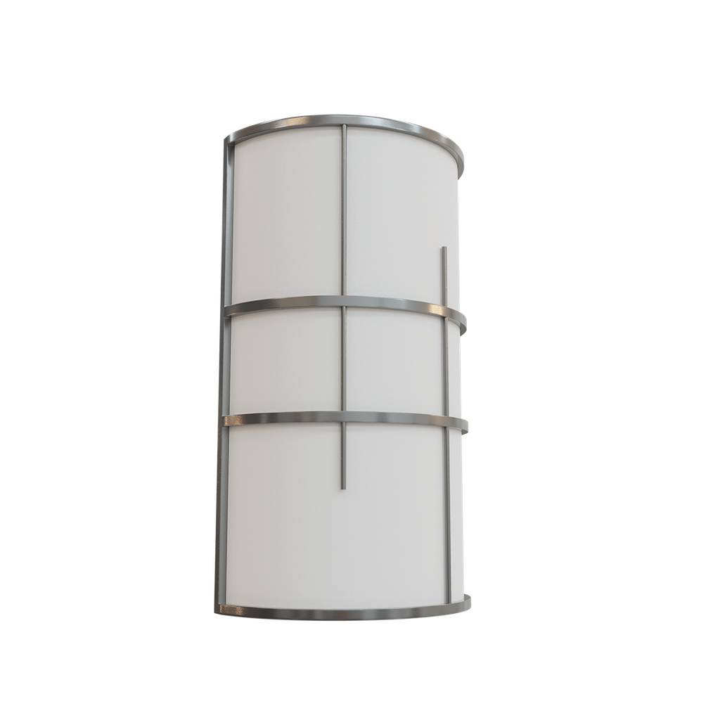 Reno Deco Brushed Nickel Wall Sconce 16W