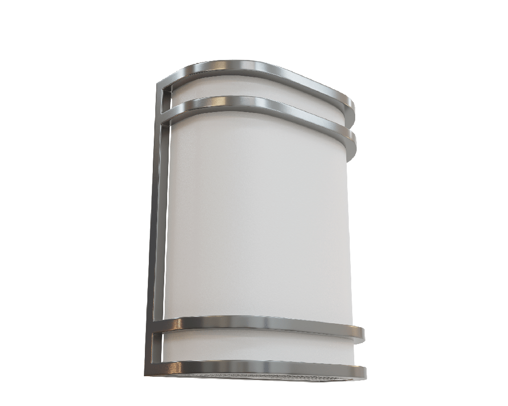 Reno Deco Brushed Nickel Wall Sconce