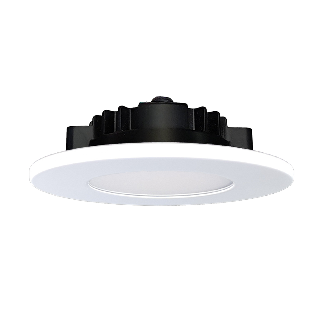 [RENO-4-S8W-MCCT-MRL-WH] Reno Brilliance 4" Interchangeable Magnetic Trim Slim Recessed Downlight 8W