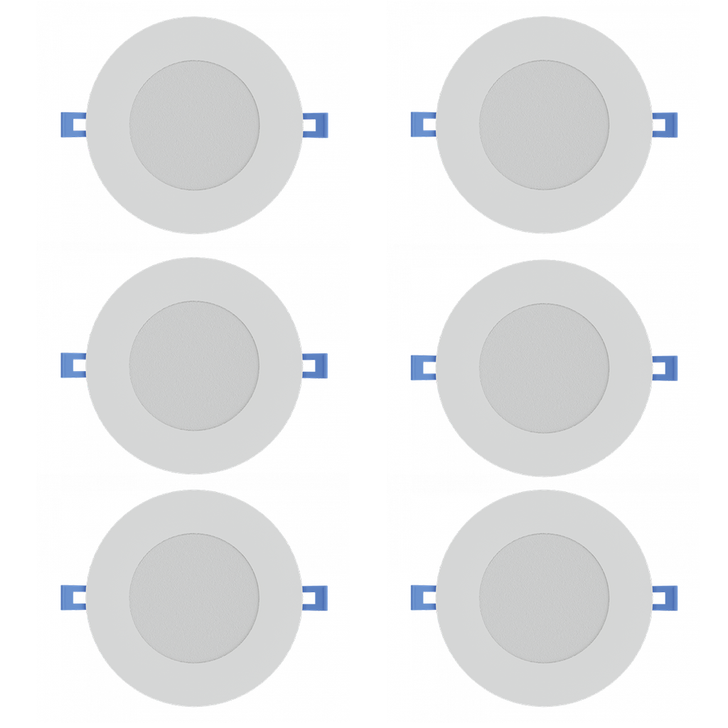 [RENO-4-S12W-MCCT-WH-6P] Reno Brilliance Value Pack 4" Slim Recessed Downlight