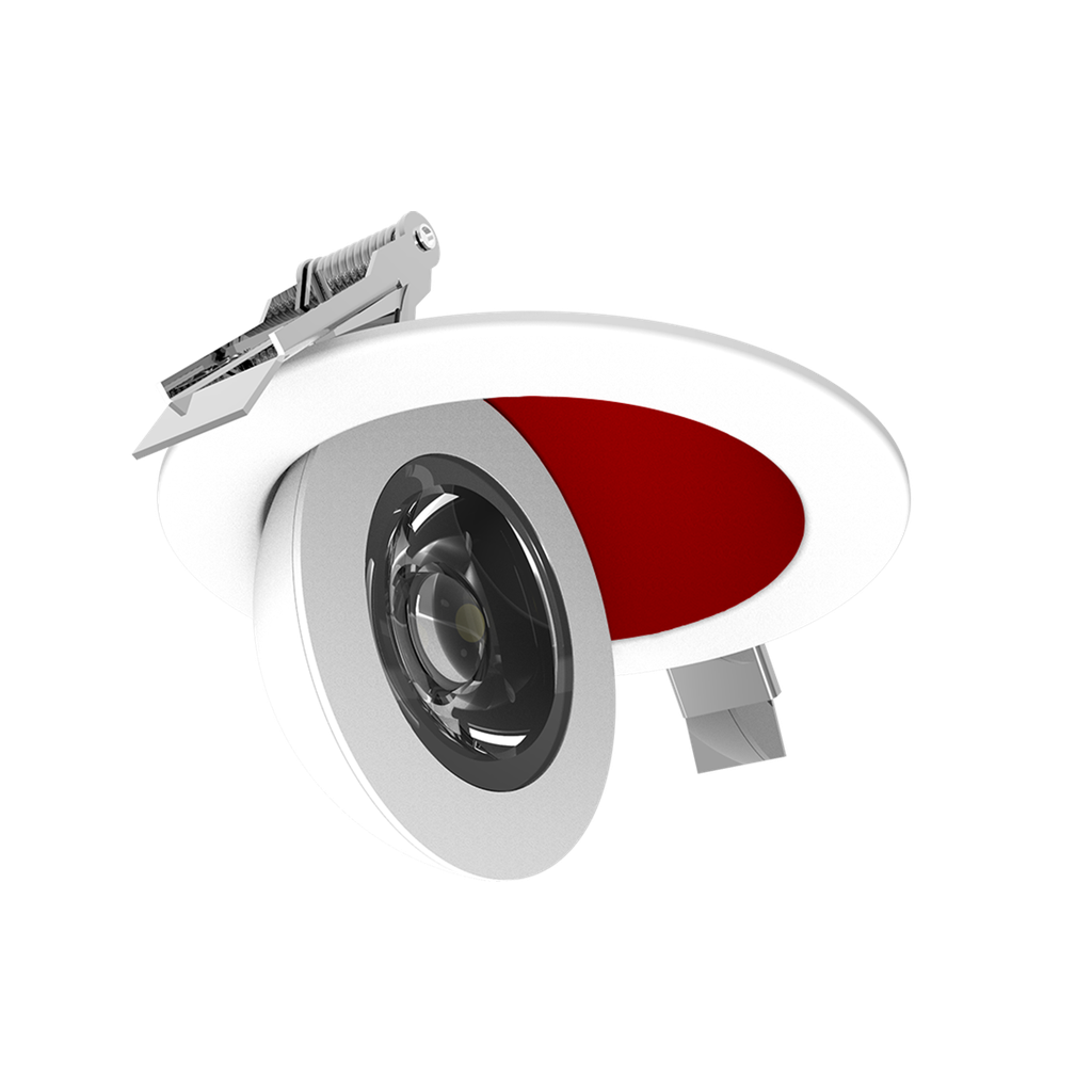 [RENO-LED-4-S9W-FG-5CCTWH-FR] Reno Marquee 4" Round Fire-Rated Gimbal 9W