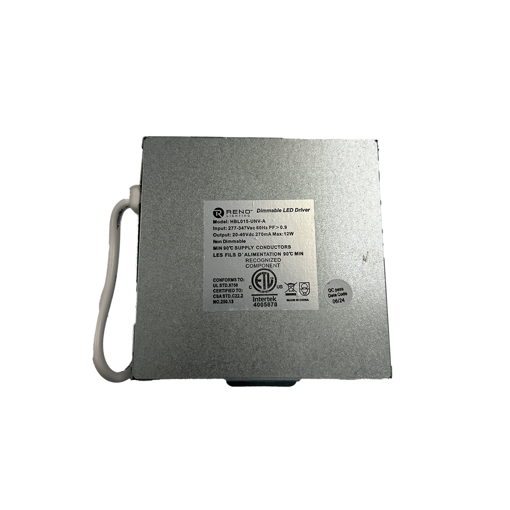 [RENO-HBL012-347V-D] Reno AC277-347V Driver for 4"&6“ Slim Panel Light
