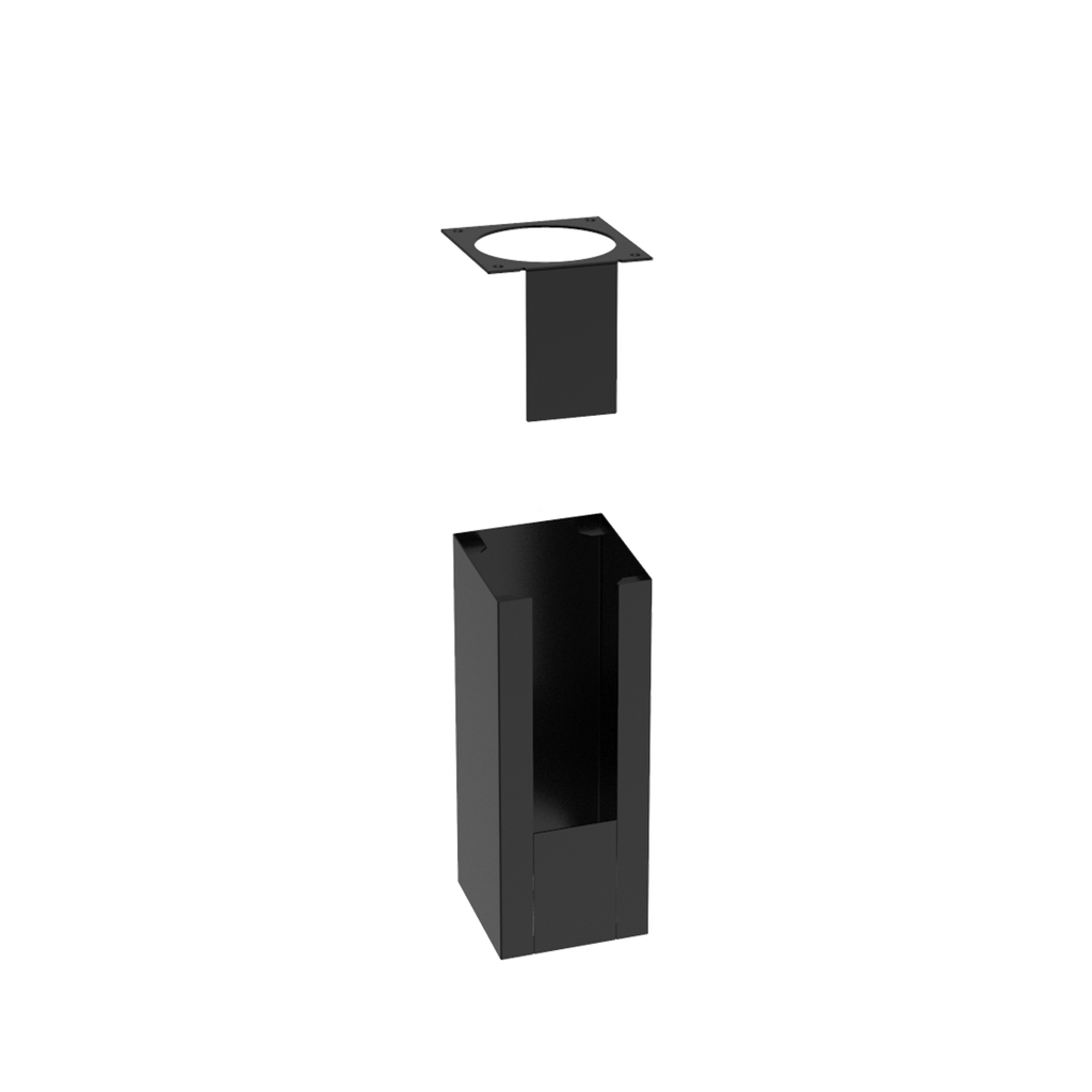 [RENO-CWS-SQKIT-4-WH] Reno Fusion Shell for Cylinder Wall Sconce (4", White)