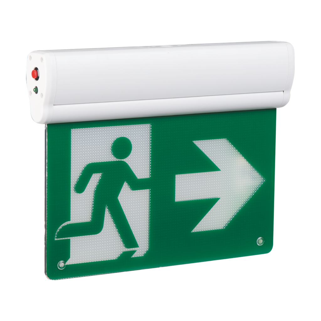 [RENO-REL-U] Reno Emergency Edge-lit Running Man Sign 90mins Battery Back Up