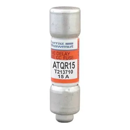 Mersen ATQR15 15A 600VAC Class CC Time-Delay Fuse (Amp-Trap ATQR)