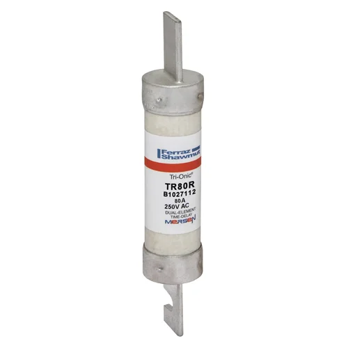 Mersen TR80R 80A 250VAC Class RK5 Time-Delay Fuse (Tri-Onic TR-R)