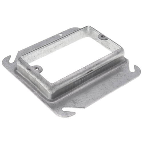 4" Square Cover, 1 Device, 3/4" Raised