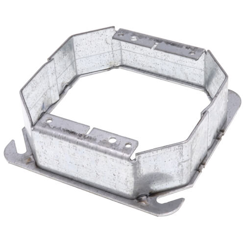 4" Square Tile Cover, 2 Device, 1-1/4" Raised