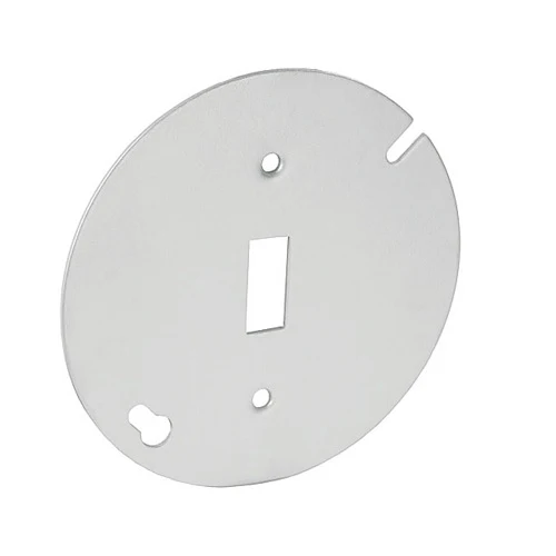 4" Round Cover, Single Switch