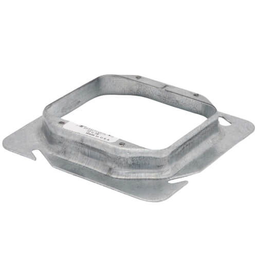 4-11/16" Square Cover, 2 Device, 3/4" Raised