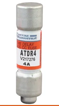 Mersen ATDR4 4A 600VClass CC Time Delay Fuse (Amp-Trap 2000 ATDR)