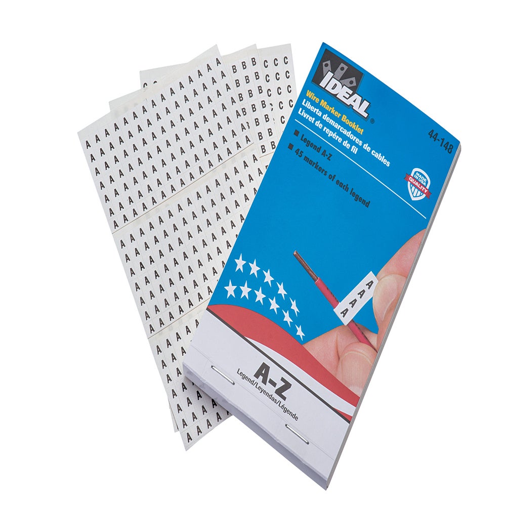 [44-148] Wire Marker Booklet, 45 of Each "A-Z"