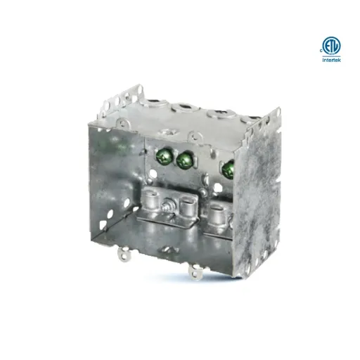 [2104-LLE2] Two Gang Device Box with Clamps | 2104-LLE-2