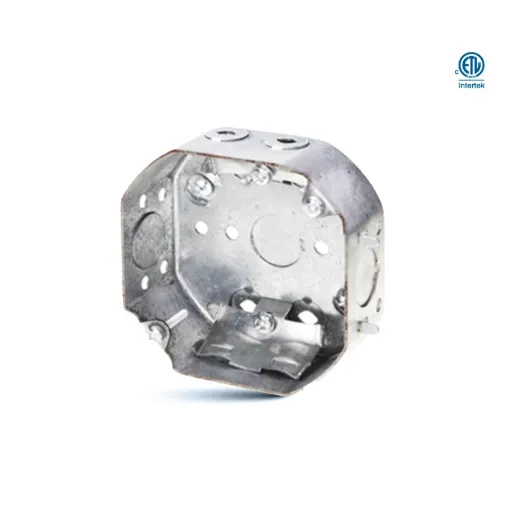 [54151-L] 4" Octagon Box with Prepositioned Depth Tabs | 54151-L