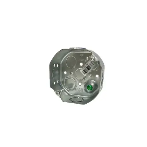 [54151-K]  4" Octagonal Box with Knockouts - Shallow | 54151-K