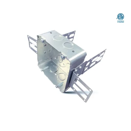 [72171-KSSX] 4-11/16" Square Stove Box with Wrap Around Brackets | 72171-KSSX