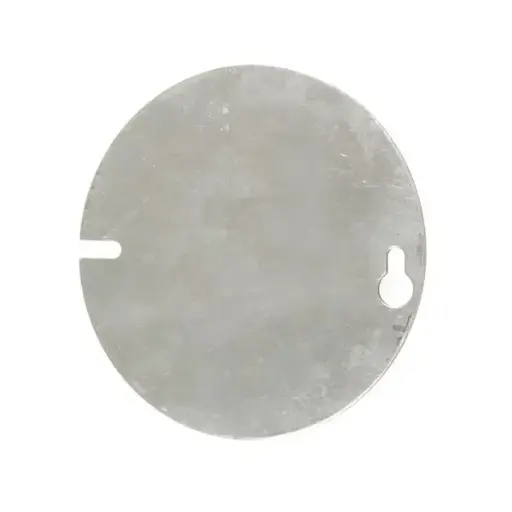 [C8452-50]  4" Blank Octagon Blank Cover Plate