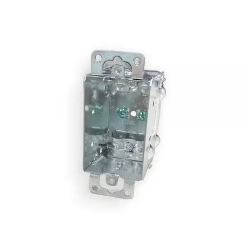 [1104-L]  Gangable Device Box with Cable Clamps and Ears | 1104-L
