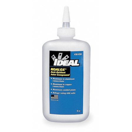 [30-030] IDEAL Industries 30-030 Noalox, 8 Oz Bottle, Aluminum Anti-Oxidant