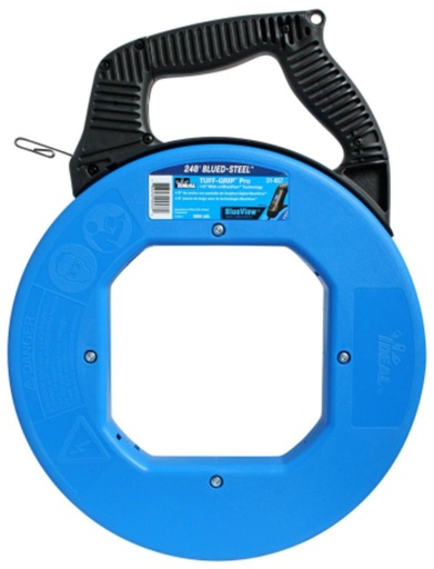 [31-657] Digital Blued-Steel™ Fish Tape w/BlueView™ Display, 240'