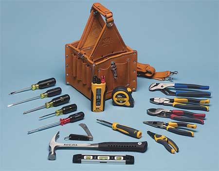 [35-809] 17-Piece Master Electrician’s Kit w/Tuff-Tote™ Ultimate