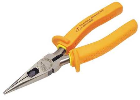 [35-9038] Insulated Long-Nose Pliers w/Cutter
