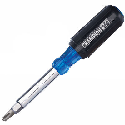 [35-939] 12-In-1 Multi-Bit Screwdriver/Nut Driver w/Combo Head™