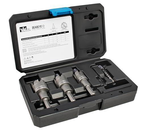 [36-811] DEADEYE™ Carbide-Tipped Hole Cutter 4-Piece Kit