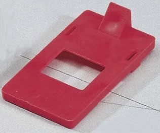 [44-785] Cleat for 120/277V Single-Pole Breaker Lockouts, Card of 3