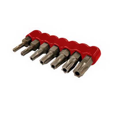 [78-0101] 7-Piece Tamper-Proof Torx® Bit Set