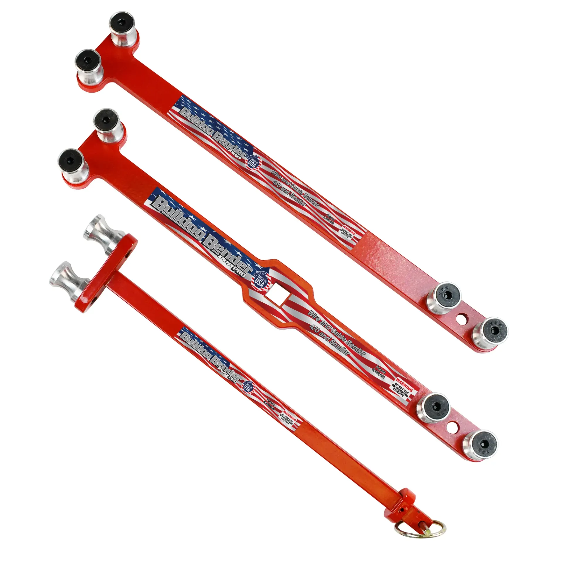 [78403] Bulldog Small "Pup 3 Piece Set" Bender  (4/0)-Smooth Dowels only