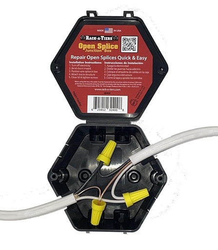 [JB400] Open Splice Junction Box 4"