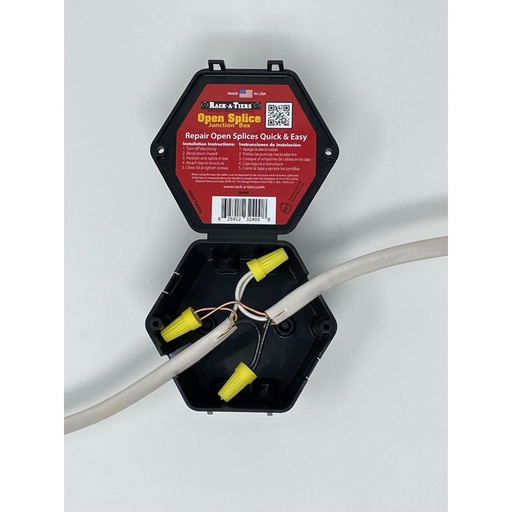 [JB400.P25] Open Splice Junction Box 4" -Pack of 25 pcs