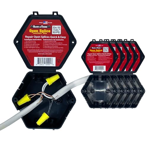 [JB400.P5] Open Splice Junction Box 4" -Pack of 5 pcs