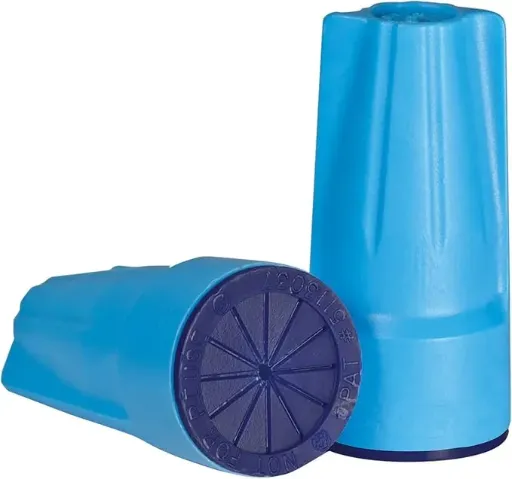 [KI62325] Aqua/Blue Outdoor Waterproof Connectors (Qty 15)