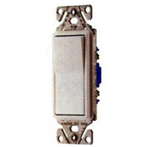 [7504W-SP-L] Eaton 15A 120/277V 4-Way Switch Decorator 7504W-SP-L 