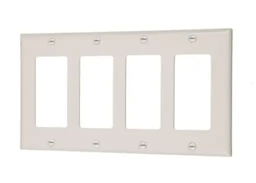 [4DECS] 4 Gang Decora Wall Plate