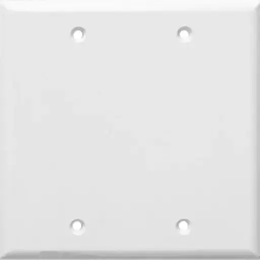 [2BLANK2] 2 Gang Blank Wall Plate