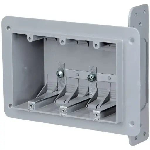 [SGP03] Three Gang Non-metallic Switch And Outlet Box | PB03