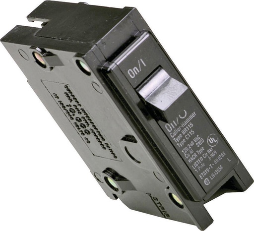 Eaton BR115 15 Amps Plug in Single Pole Circuit Breaker