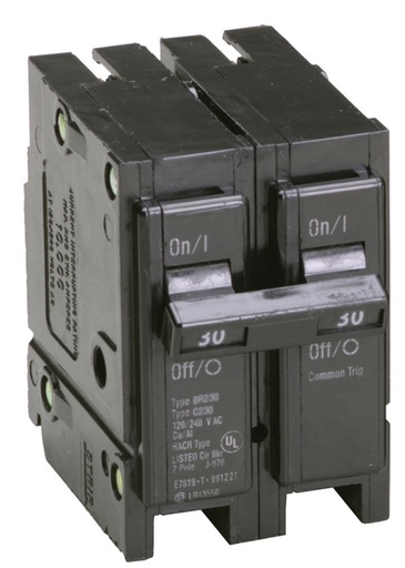 [BR230] Eaton BR230 30A Double-Pole Standard Trip Circuit Breaker